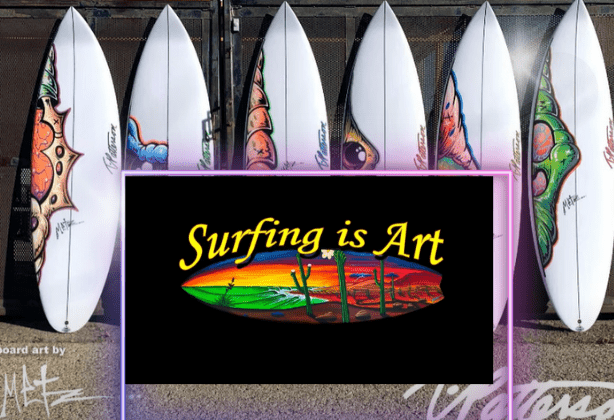 Surfing is Art