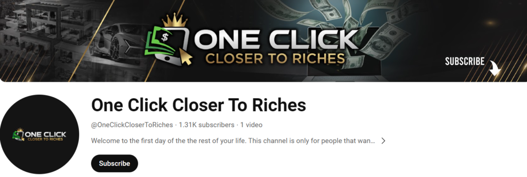 One Click Closer To Riches